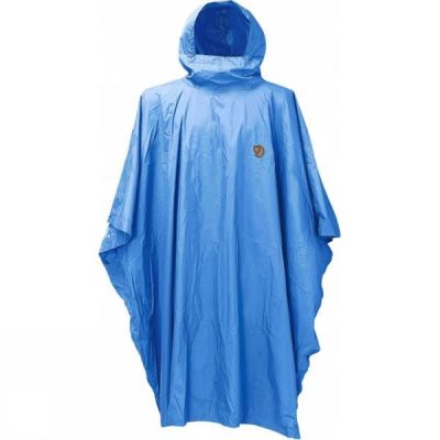 Chaquetas Fjallraven Poncho Hombre Azules - Chile FBZ541230